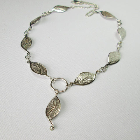 Silver Leaf Collection - Full Necklace