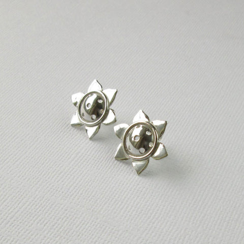 Sunflower Collection - Silver Earrings
