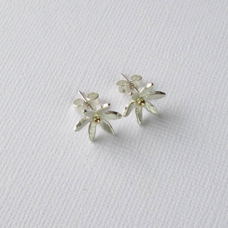 Daisy Collection Silver & Gold Studs